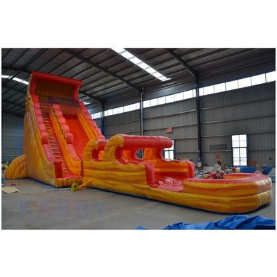 Kinder-Sprung-House Erweiterte Wasserrutsche Pool PVC-Material für kommerzielle