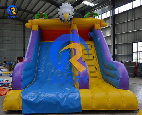 Kinder Spielplatz aufblasbarer Aussteiger-Slide-Combo mit Super-breiten Spur und Wasser-Funktion