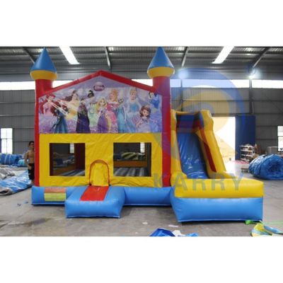 Commercial Grade aufblasbare Türsteher Schloss-Slide-Combo für Spaß Party-Entertainment