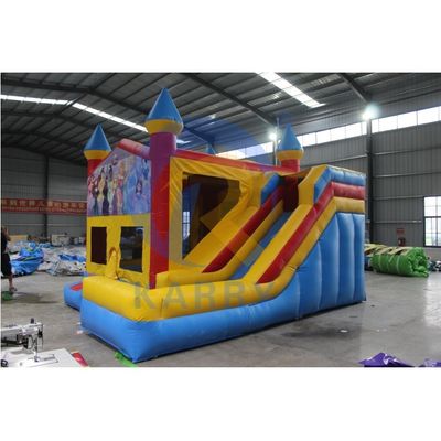 Commercial Grade aufblasbare Türsteher Schloss-Slide-Combo für Spaß Party-Entertainment