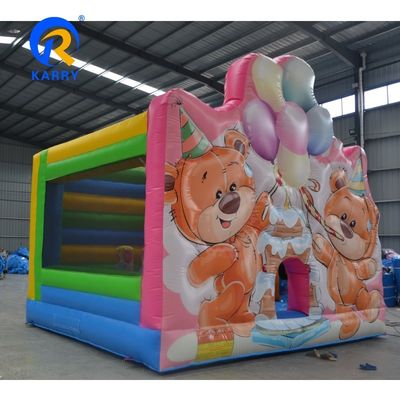 Anpassbarer PVC Aufblaser Mini Cute Bounce House für Kinder EN71/CE zertifiziert