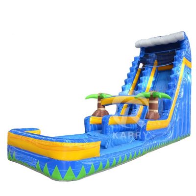 Park Gelegenheit kommerzielle Qualität aufblasbare Wasserrutsche mit Sprungburg und Pool