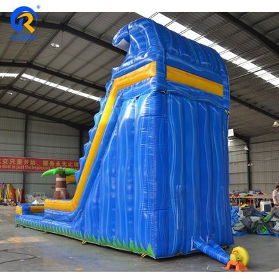 Park Gelegenheit kommerzielle Qualität aufblasbare Wasserrutsche mit Sprungburg und Pool