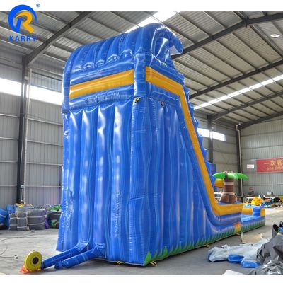 Park Gelegenheit kommerzielle Qualität aufblasbare Wasserrutsche mit Sprungburg und Pool