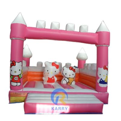 Traditionelles Kitty Castle Bounce House CE Standard Luftbläser und Zubehör enthalten