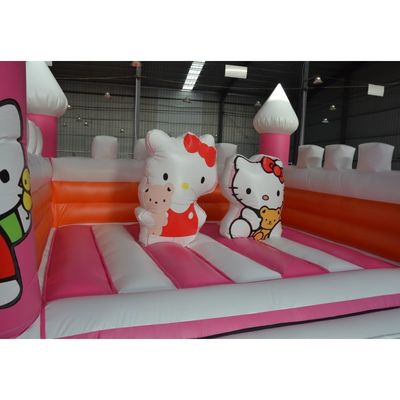 Traditionelles Kitty Castle Bounce House CE Standard Luftbläser und Zubehör enthalten