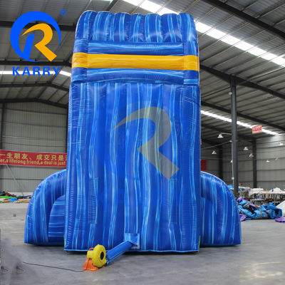 Luftbläser Zubehör Aufblasbare Palmbaum-Wasserrutsche mit Wasserpool und Trampolin