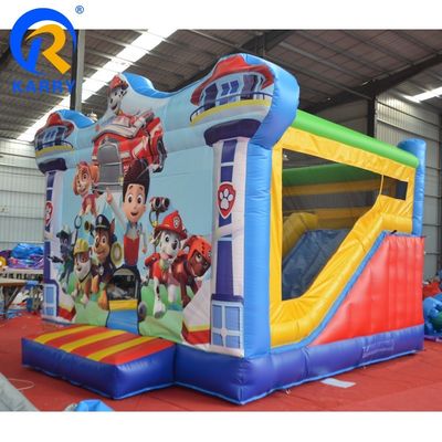 Blower Design aufblasbare Burg Combo-Rutsche für Kinder Paw Dog Patrouillen Sprunghaus