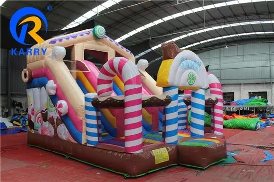 14FT kommerzielle Wasserrutschen aufblasbare Doppelslide Süßigkeitenrutsche zur Vermietung von Partys