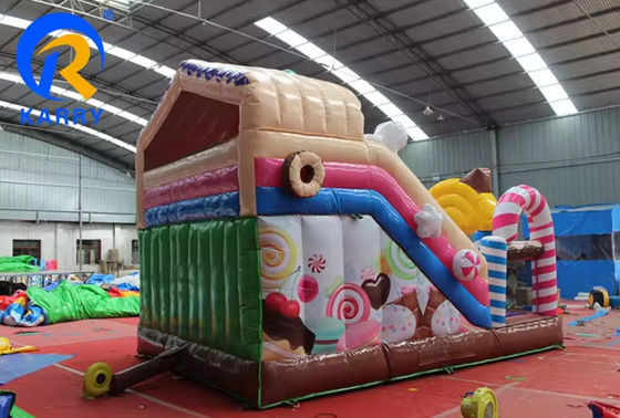 14FT kommerzielle Wasserrutschen aufblasbare Doppelslide Süßigkeitenrutsche zur Vermietung von Partys