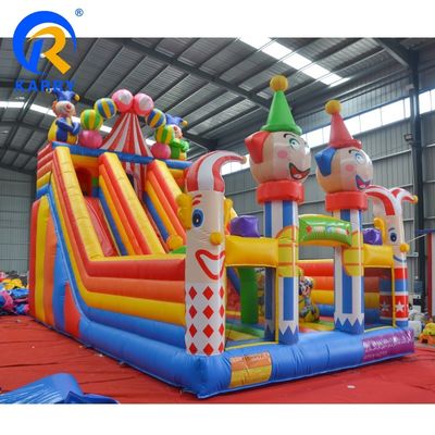 Unisex-Kids Sprungburg mit Wasserrutsche und PVC-Platteau Aufblasbares Sprunghaus Combo
