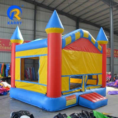 Custom Logo Druck aufblasbares Sprunghaus für Kinderparty im Kindervergnügungspark