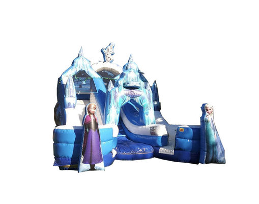 angepasste Farbe Zeichentrickfilm-Figur Doppel Outdoor Gefrierter Aufblaser für Kinder Party