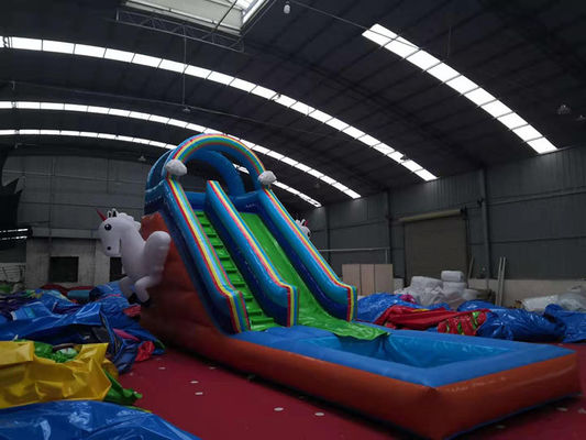 Schlittschleife für Kinder im Innenbereich mit CE-Standard-Luftbläser und Einhorn-Excitement