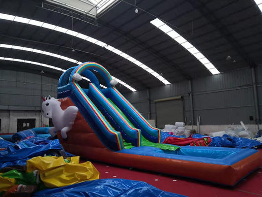 Schlittschleife für Kinder im Innenbereich mit CE-Standard-Luftbläser und Einhorn-Excitement