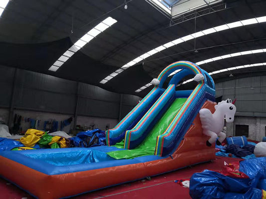 Schlittschleife für Kinder im Innenbereich mit CE-Standard-Luftbläser und Einhorn-Excitement