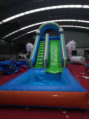 Schlittschleife für Kinder im Innenbereich mit CE-Standard-Luftbläser und Einhorn-Excitement