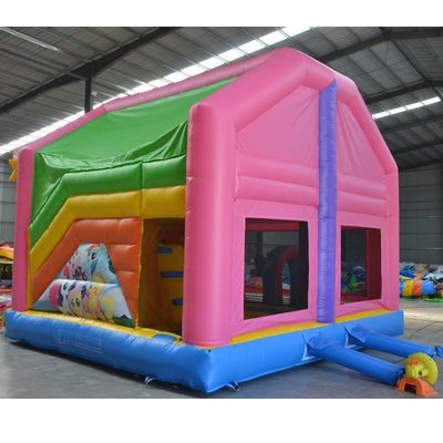 Kinder Lieblings aufblasbare Bouncer Slide Combo mit Bläser und Einhorn Thema