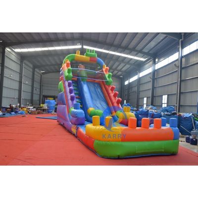 Commercial Inflatable City Slide CE Bläser Reparatur für Erwachsene Spielplatz enthalten