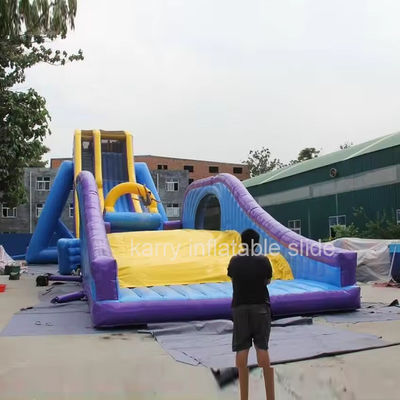 Große aufblasbare Drop Kick Slide für Erwachsene PVC Material Personalisierte Auswahl