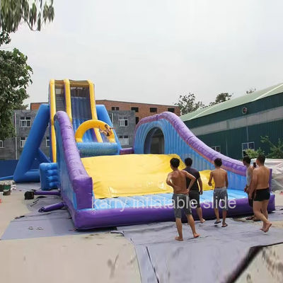 Große aufblasbare Drop Kick Slide für Erwachsene PVC Material Personalisierte Auswahl