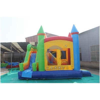 Unisex aufblasbarer Schieberegler Kombination farbenfrohe Burg Sprunghaus für Outdoor-Party