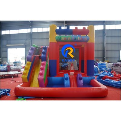 Kreuzungsbauwerk Schloss aufblasbares Sprunghaus mit 13 x 12 x 14,5 Fuß