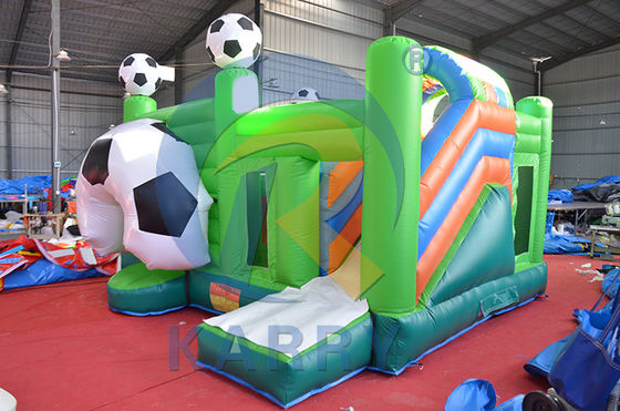 Passgenaues Logo Akzeptabel aufblasbarer Lufttrampolinpark für den Außenplatz