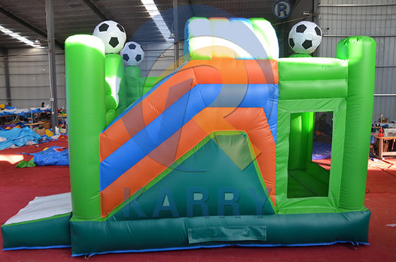 Passgenaues Logo Akzeptabel aufblasbarer Lufttrampolinpark für den Außenplatz