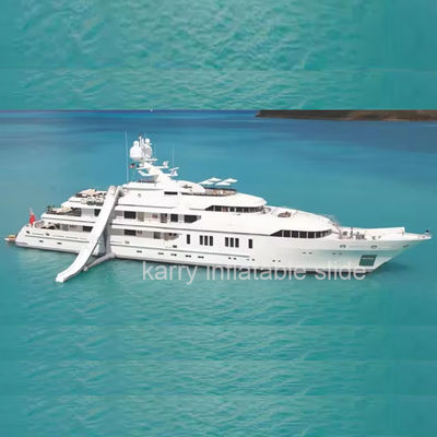 Indoor Outdoor aufblasbares Spiel Wasserrutsche mit Pool Das ultimative Yacht-Wasserspielzeug