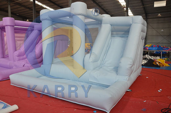 Versandweg Über See/über die Luft Hochzeitsdekoration Aufblasbares Sprunghaus mit Schieberegler