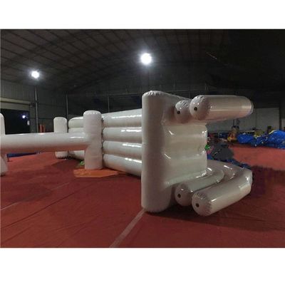 0.55mm PVC-Plattenfadenzubehör inklusive Großes aufblasbares Yacht-Rutschen mit Pool