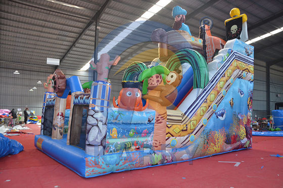 PVC kommerzielle aufblasbare Sprungkasten Rutsche Spaß Stadt Jumper für Kinder und Erwachsene