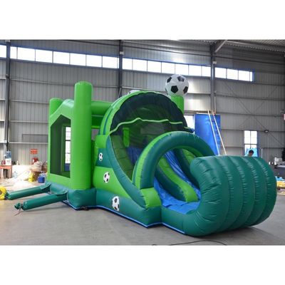 Aufblasbare Fußballspielbouncer Combo für Kinder Veranstaltungen Schloss Rutsche und Reparatur-Kits