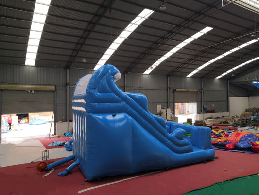 Gewerbliche aufblasbare Nassrutschen mit Pool und Luftbläser