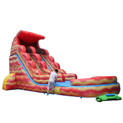 EN71/EN14960/CE Zertifiziertes aufblasbares Wasserrutschen-Spielzentrum für Kinder im Freien