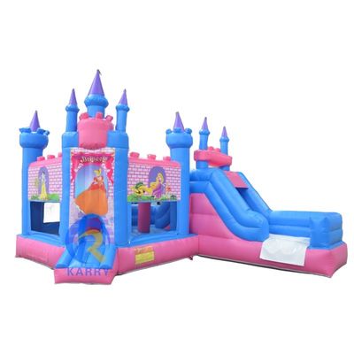 Prinzessin Party Schloss Jumper Aufblasbare Moonwalk Bouncer für aktive Unterhaltung