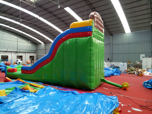 Kommerzielle aufblasbare Basketball-Sportspiele Wasserpool-Rutsche für Kinder und Erwachsene