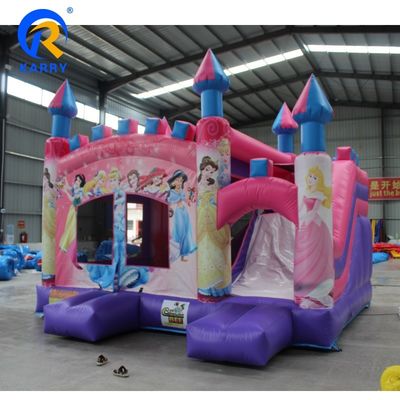 Outdoor aufblasbarer Türsteher für Kinder beliebte Mädchen Prinzessin Springende Burg Jumper