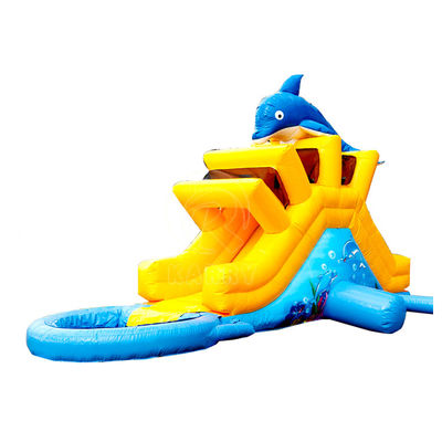 Maximalkapazität 100-500 kg EN7114960 Kleine aufblasbare Wasserrutsche für den Garten