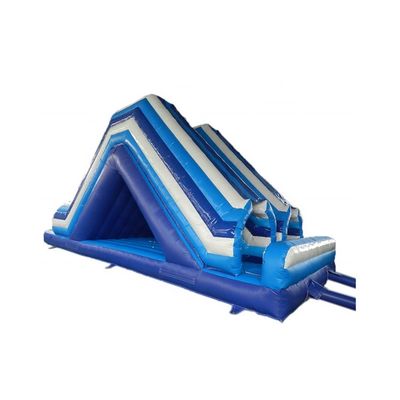 Indoor-Wasser aufblasbare Rutsche mit großer Doppelbahn und nassem Combo-Pool