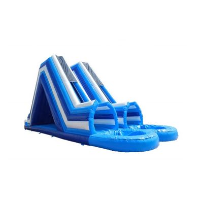 Indoor-Wasser aufblasbare Rutsche mit großer Doppelbahn und nassem Combo-Pool