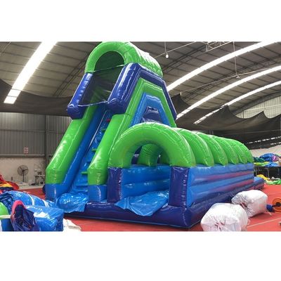 5*11*6m aufblasbarer Wasserrutscher mit Pool und Leiter