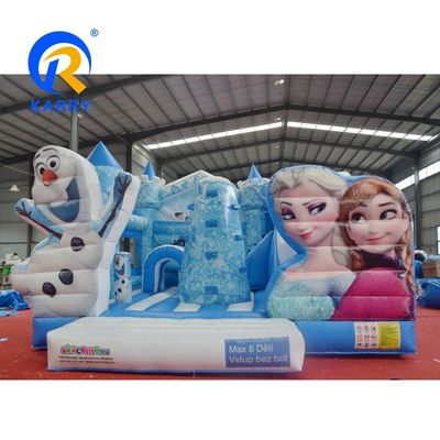 Unisex Kinder eingefrorenes aufblasbares Sprunghaus mit Kombi-Reparaturkits