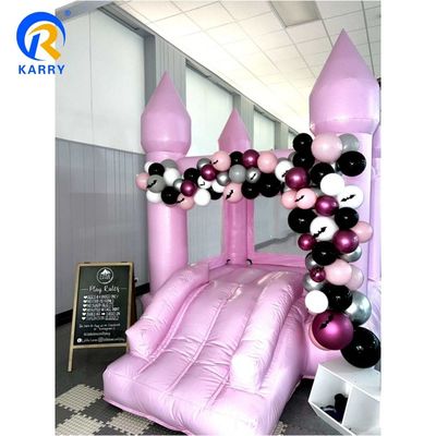 Geschlecht Unisex Portable Custom Wedding Pink Aufblasbares Sprungschloss Kleinkind-Springer