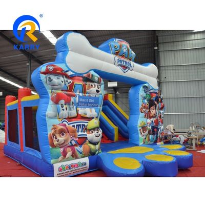 Unisex aufblasbarer Türsteher mit Schiebe-Design Cartoon Kinder aufblasbarer Combo-Türsteher
