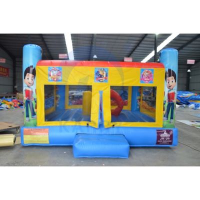 PORTABLE PVC Kindervergnügen Sprung-Trampolin aufblasbare Sprungburg mit Rutschen