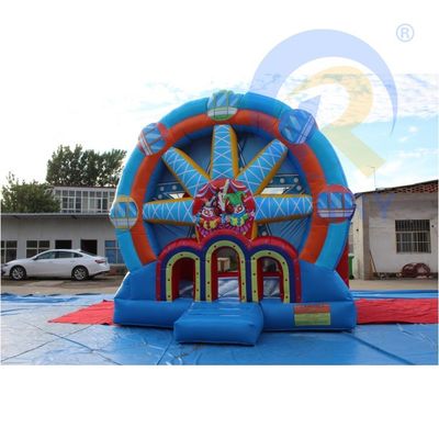Vergnügungspark aufblasbare Ausrüstung Riesenrad und Sprunghaus für Kinderspiel