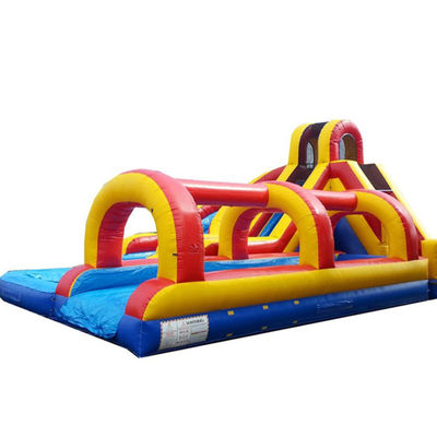 Maximale Kapazität 100-500 kg Handels-Lange Rutsche mit Pool aufblasbare Wasserrutsche perfekt