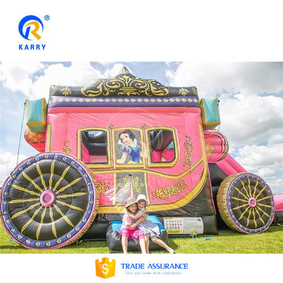 HD-Digitaldruck aufblasbarer Spielplatz mit Sprungschieberad für kommerzielle Zwecke